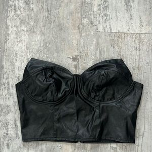 SHEIN Strapless Crop